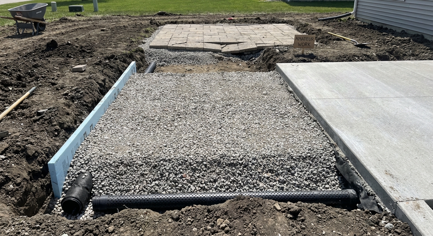 Section: How Can Proper Installation Prevent Frost Heave Damage? - Why Indiana's Freeze-Thaw Cycle Destroys Patios, Walkways & Retaining Walls | Minnick Lawn & Landscaping Fort Wayne